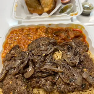 Chapli x Chicken Samosa
