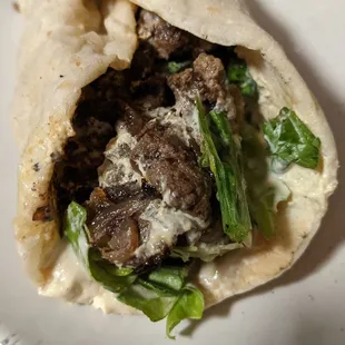 Lamb Shawerma Wrap - I liked the chewy flatbread wrap