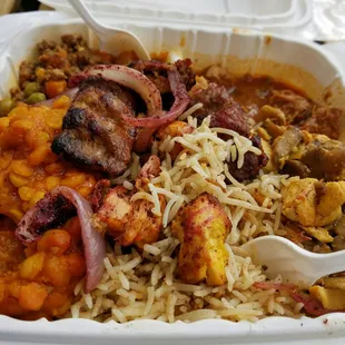 Mixed plate.