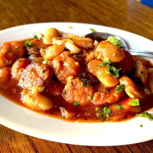 Stewed Beans Loukaniko