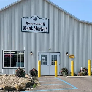 the front of mary anne's meat market