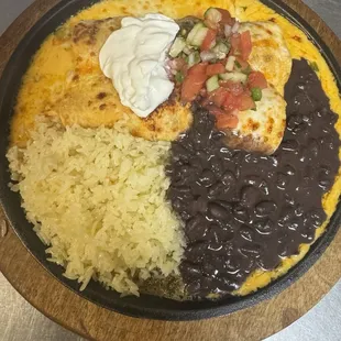 Shrimp enchilada