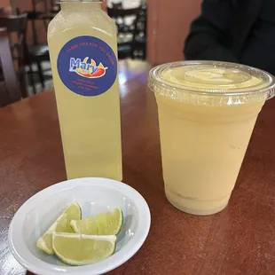 Classic margaritas &amp; Pina Colado
