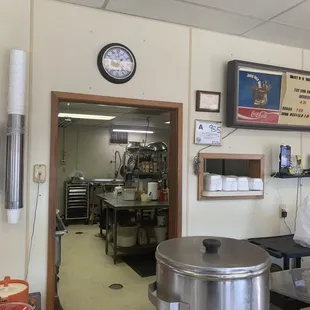 Kitchen from counter