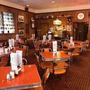 the interior of a restaurant