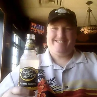 Me drinking my first beer in 3 years