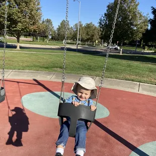Two baby swings