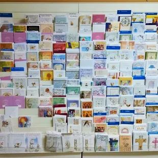 They have a wide selection of religious greeting cards.