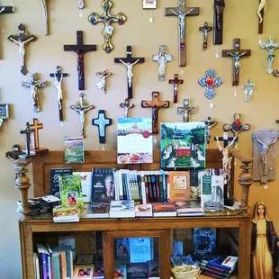 They have a wide selection of wall crosses and crucifixes.