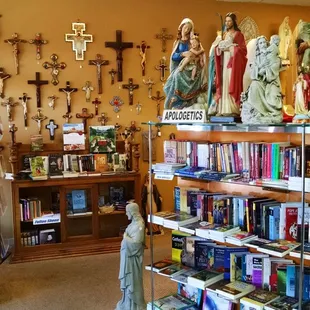 They have a wide array of wall crosses, crucifixes along with statues.