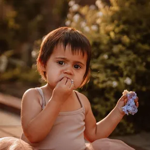 &amp; then there was cake. This really captures my daughters sass. I love it.