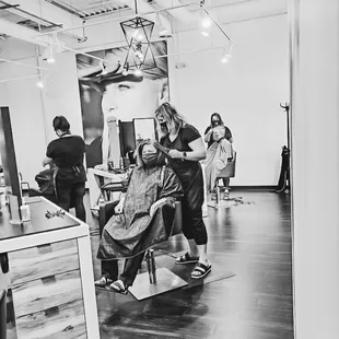 Don't be afraid. Come in and visit us for all of your haircare needs.