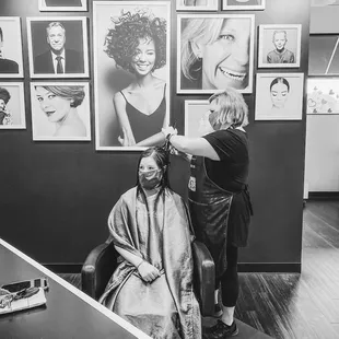 Our clients and team members are wearing masks.