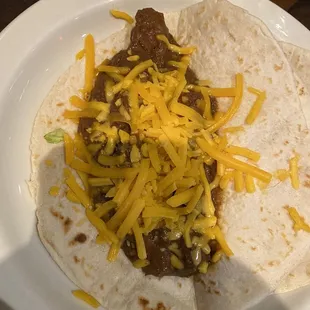 Carne Guisada Taco w/ cheese