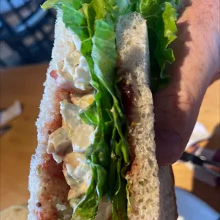 Chicken salad sandwich