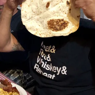 Massive, delicious tortillas!
