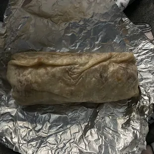 Chile Verde breakfast burrito without egg or cheese. Wife said the Chile verde didn't taste like it.