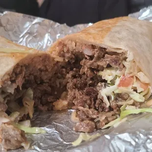 Carne asada burrito