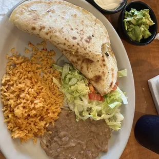 Beef quesadillas - I couldnt even wait til I took the picture to try it!