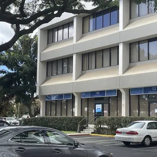 Backside of building