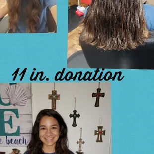 11in. Hair Donation