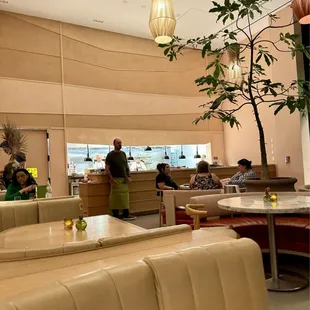 sushi and sashimi, interior