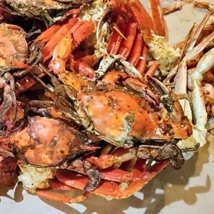 AYCE CRABS, SNOW CRABS AND STEAMED SHRIMP.