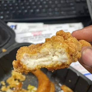 Fried Gator bites. They come fried or blackened.