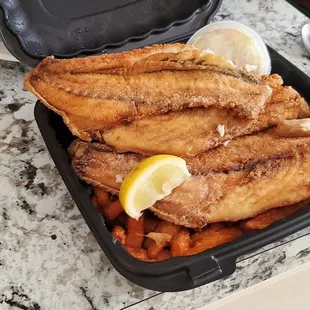 Fried Croaker Platter-Bone in