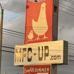 a sign for a restaurant