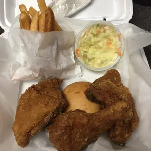 3 piece dark. Some of the best fried chicken
