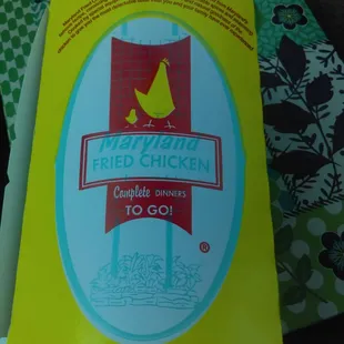 a chicken on a sticker