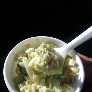 Excellent coleslaw