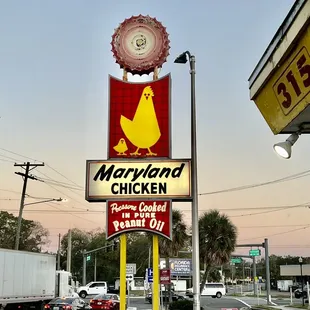 a sign for a restaurant