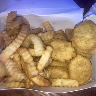 Chick Nuggets and French Fries delicious!!!!!