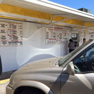Drive thru which is really a walk up