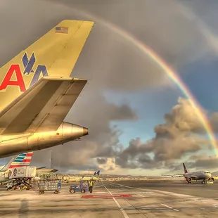 A Sight to Behold, Come Catch A Rainbow At San Francisco International Airport, "SFO". Call me &amp; I'll Take You There :-)