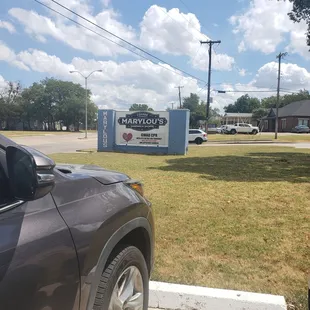 Sign out front, so you don't miss it! :)