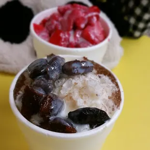 Tamarindo y frescas respados con nieve.