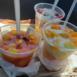 Mangoloco, macedonia &amp; raspados y nieve