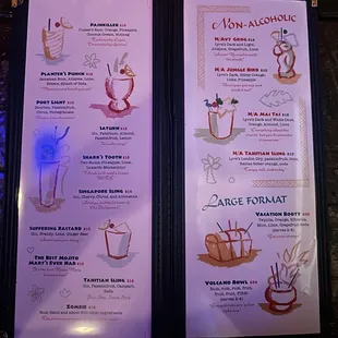 Drink menu page 3-4