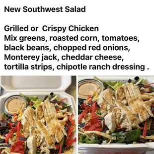 a picture of a chicken salad