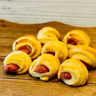 a pile of pigs in a blanket