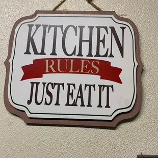 You must obey the rules