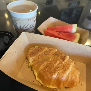 Croissant, Egg & Cheese Sandwich