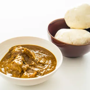 pounded yam and ogbono soup