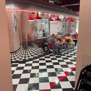 interior, sushi and sashimi