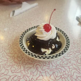 Yummy fudge brownie!