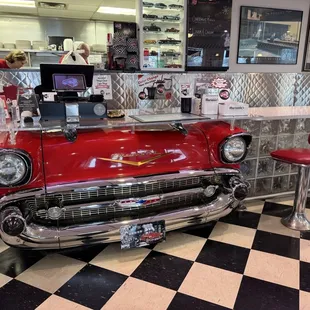 this is an actual front end to a 1957 Chevrolet!!