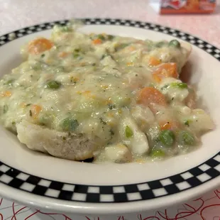 Chicken and biscuits